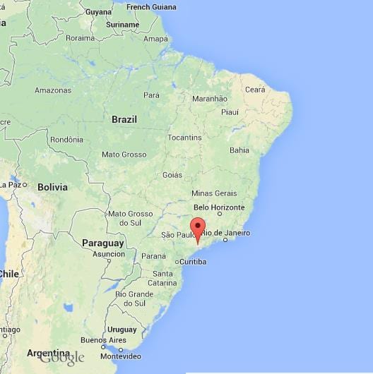 Sao Paulo på kartet