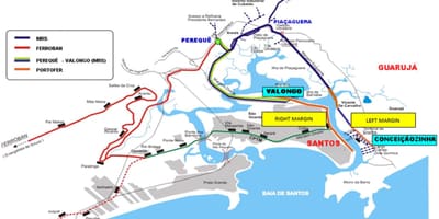 São Paulo båt kart